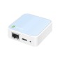 TP-Link TL-WR802N trdls router Hurtigt ethernet Enkelt band 24 GHz Bl Hvid